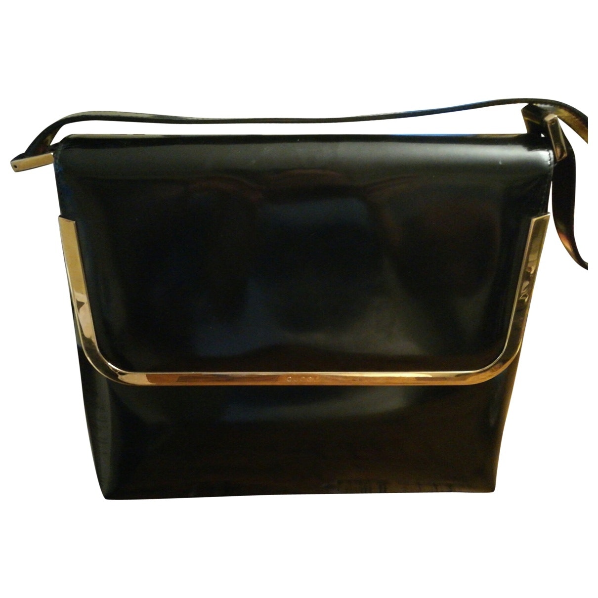 Gucci black leather handbag