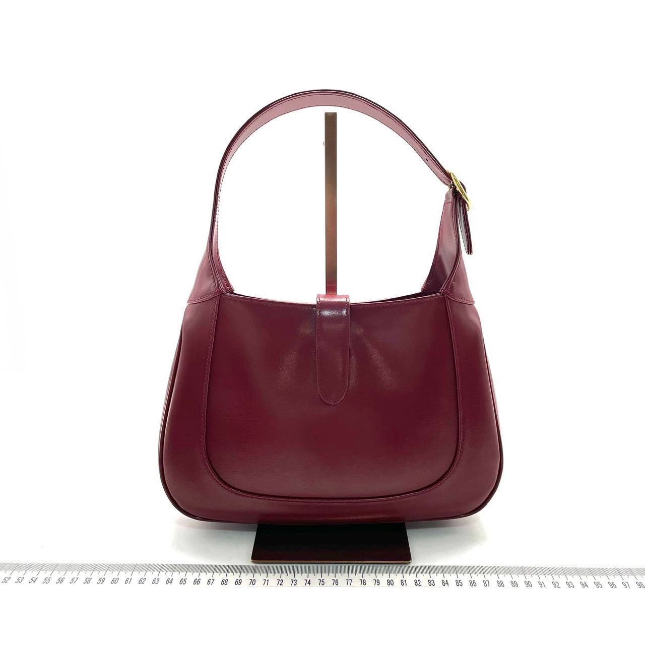 Gucci Jackie 1961 Red Leather Bag Small with Adjustable Strap