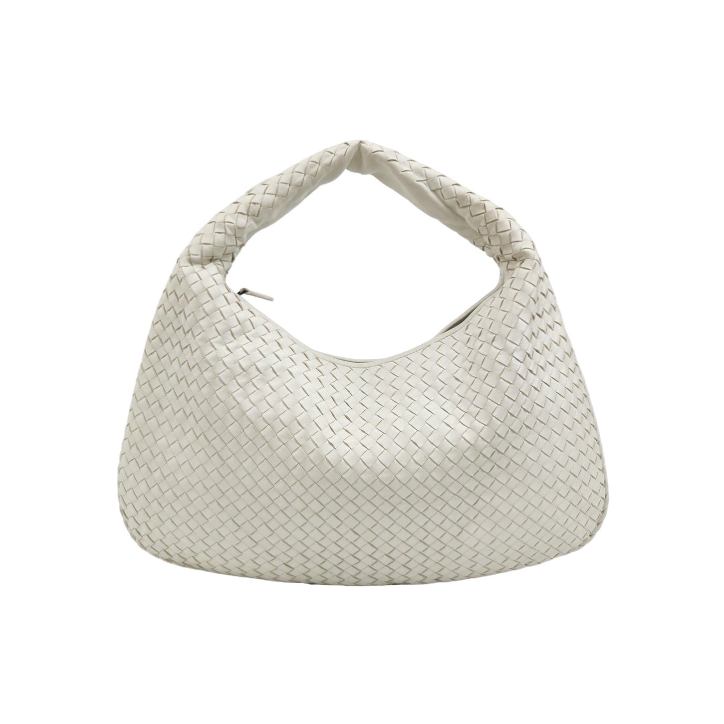 Bottega Veneta Hobo Bag Lambskin leather Milk White 48cm