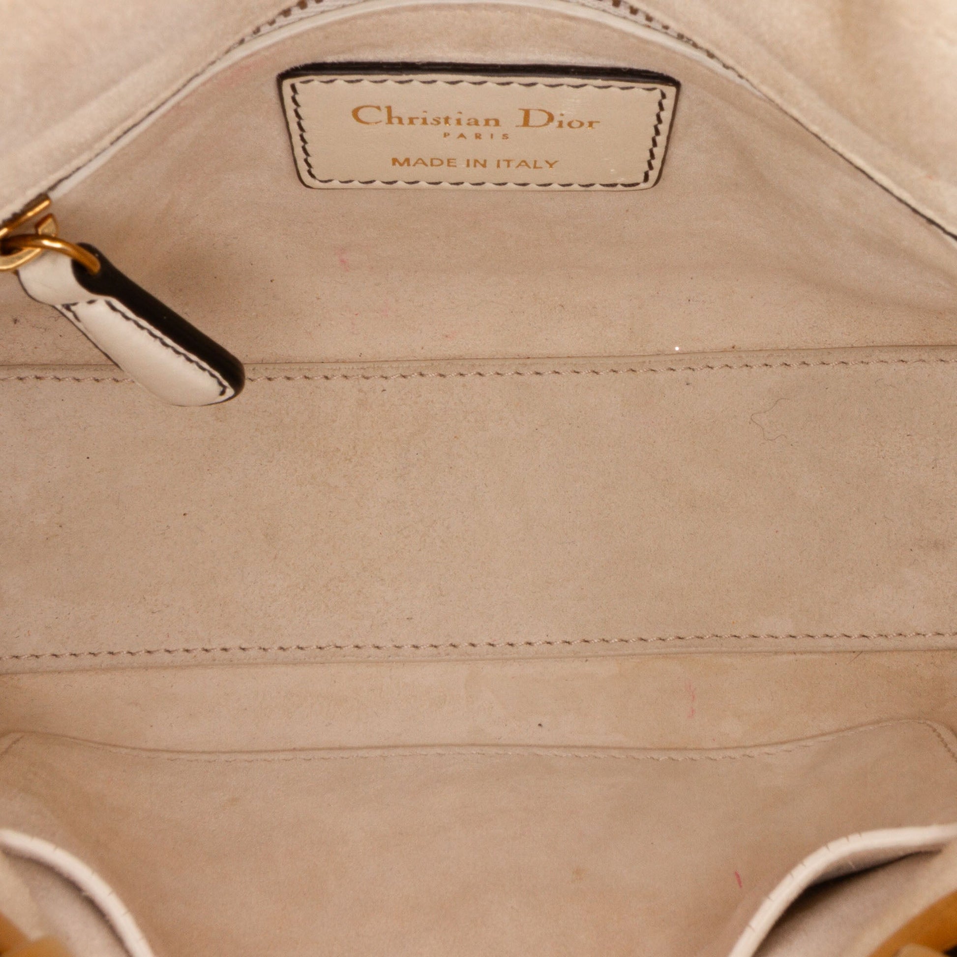 White Dior DiorAmour Niki De Saint Phalle Mini Calfskin Love Lady Dior Satchel