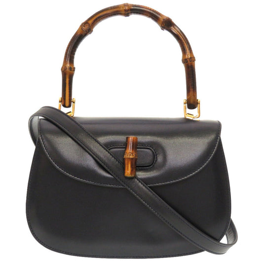 GUCCI Handbag 000 46 0188 Bamboo Navy Women
