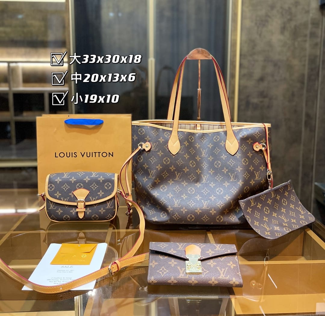 Louis Vuitton Neverfull Handbag Sets