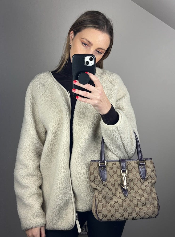 Gucci Leather Canvas Tote Style 27