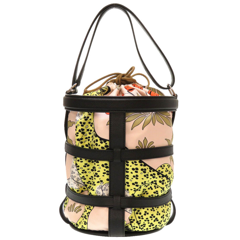 HERMES Shoulder Bag Epsom black Muzaldine Women