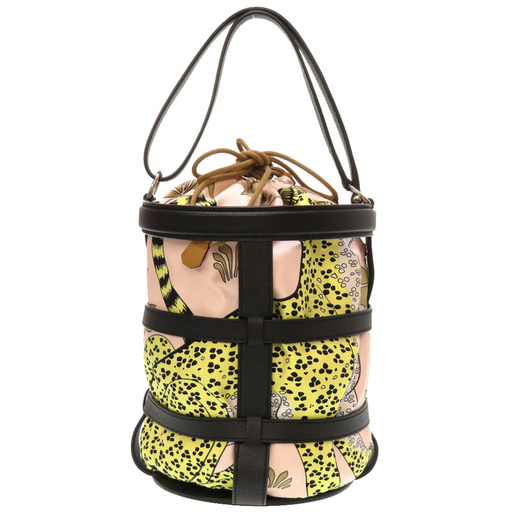 HERMES Shoulder Bag Epsom black Muzaldine Women