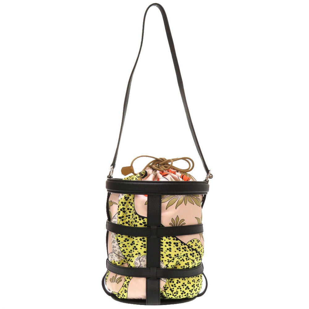 HERMES Shoulder Bag Epsom black Muzaldine Women