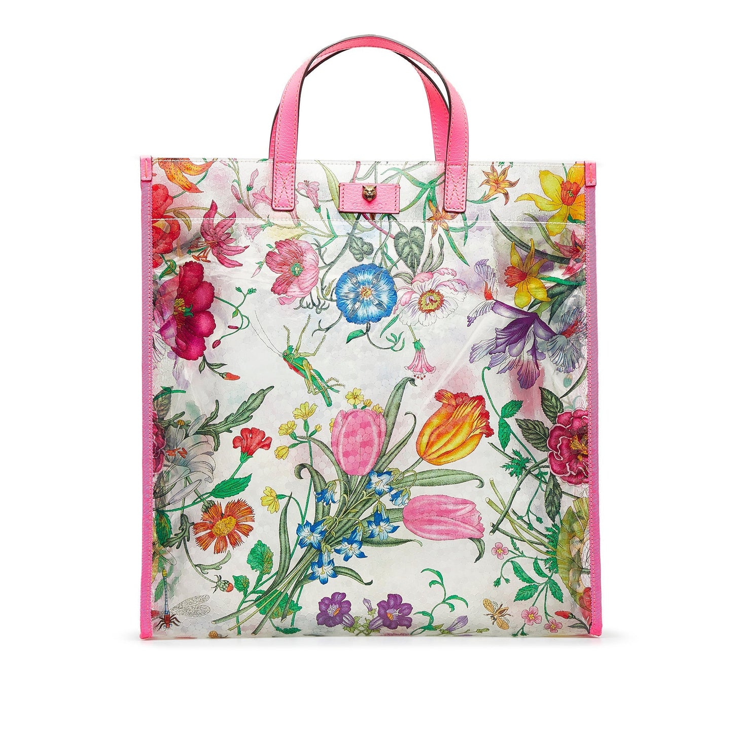 Gucci Flora Leather Tote Style 1