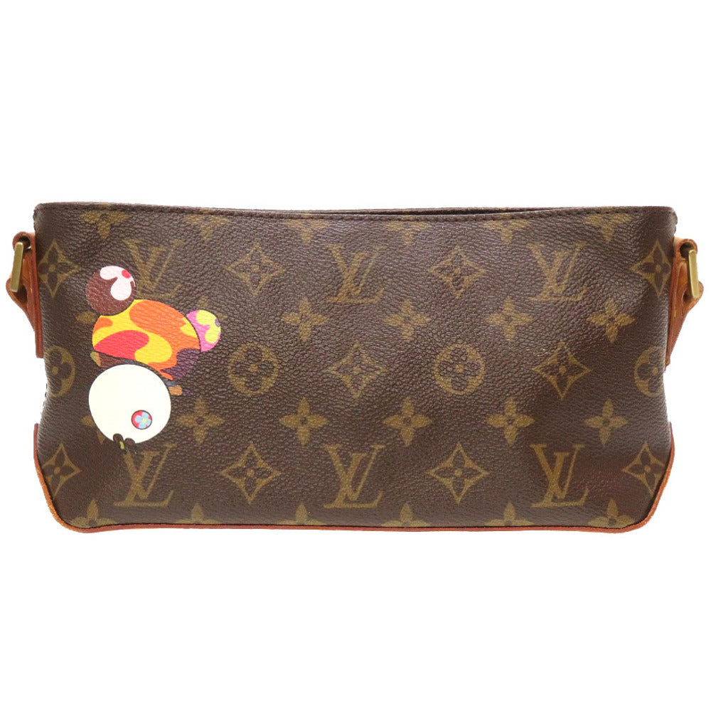 LOUIS VUITTON Shoulder Bag Monogram canvas Brown Monogram panda Trotteur Takashi Murakami Women