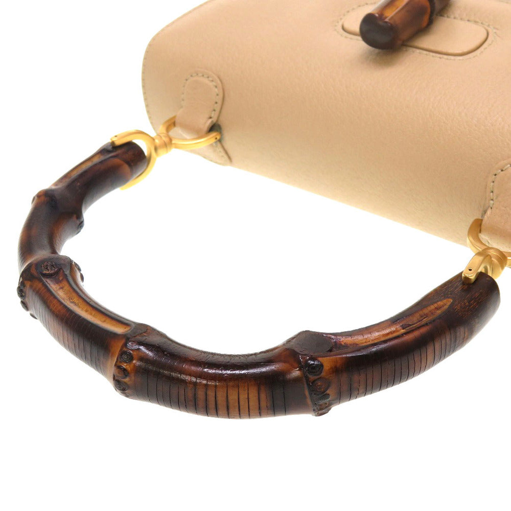 GUCCI Handbag Bamboo beige Women