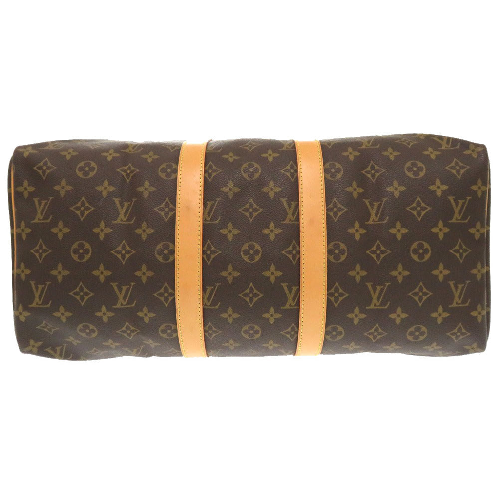 LOUIS VUITTON Boston Duffel bag Monogram canvas Brown Monogram Keepall 45 mens