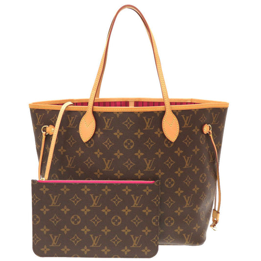 LOUIS VUITTON Tote Bag Monogram canvas Pivoonne Monogram New Neverfull MM Women