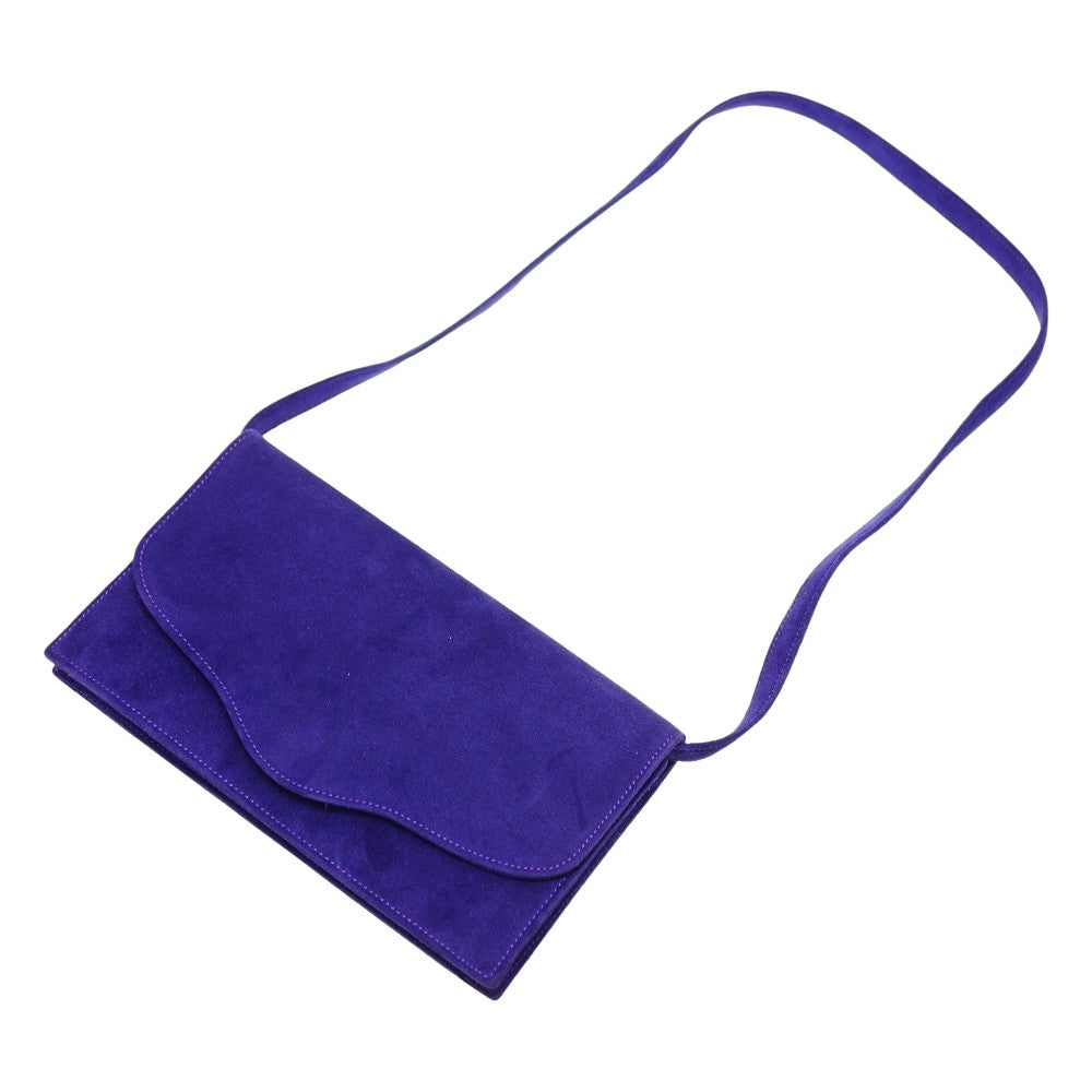 HERMES Shoulder Bag Doblis purple Shoulder Clutch Bag