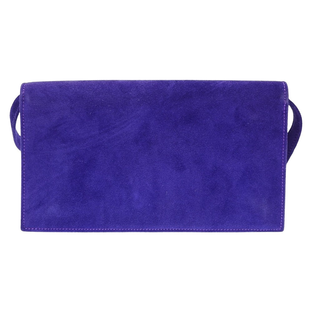 HERMES Shoulder Bag Doblis purple Shoulder Clutch Bag