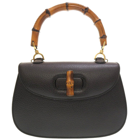 GUCCI Handbag 000 2113 0633 Bamboo, Leather black Women