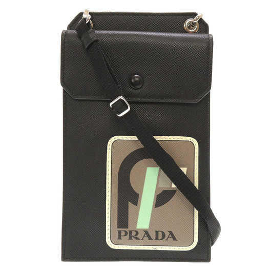 PRADA Shoulder Bag 2ZH068 leather black mini mens