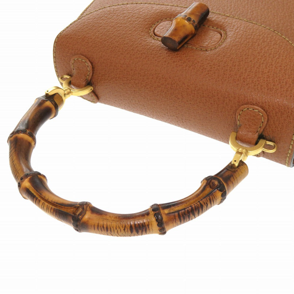 GUCCI Handbag 000 2046 0188 Bamboo Brown Women