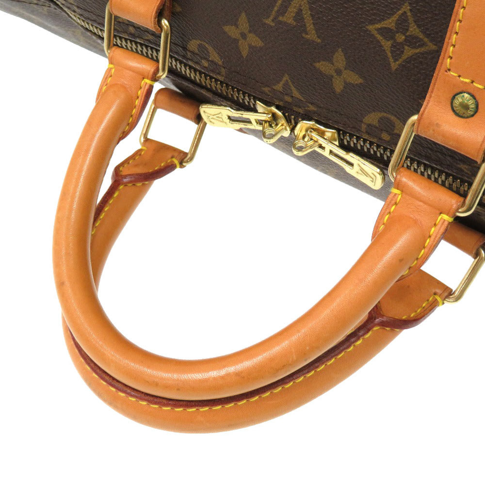 LOUIS VUITTON Boston Duffel bag Monogram canvas Brown Monogram Keepall bandouliere55 mens
