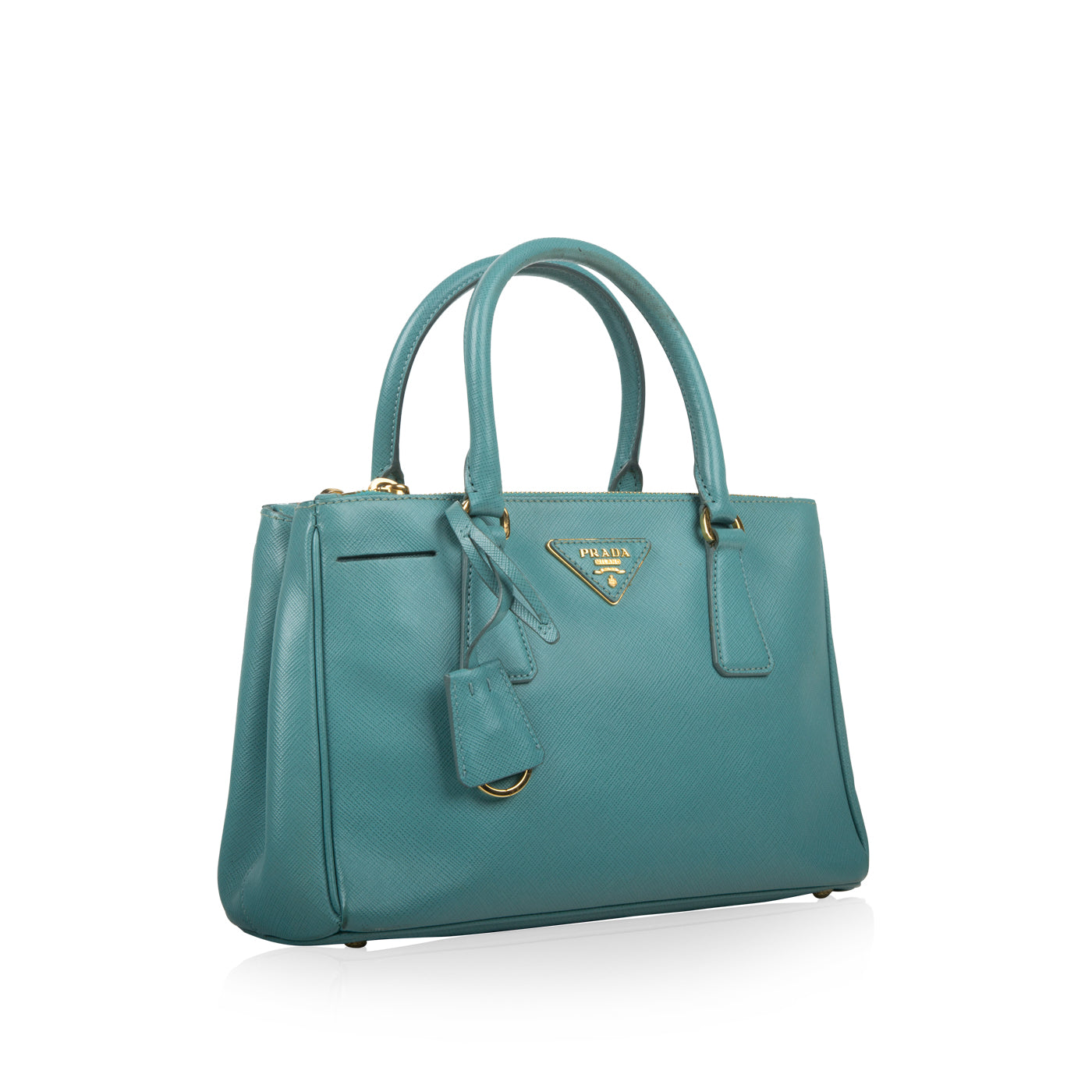 Prada Turquoise Saffiano Small
