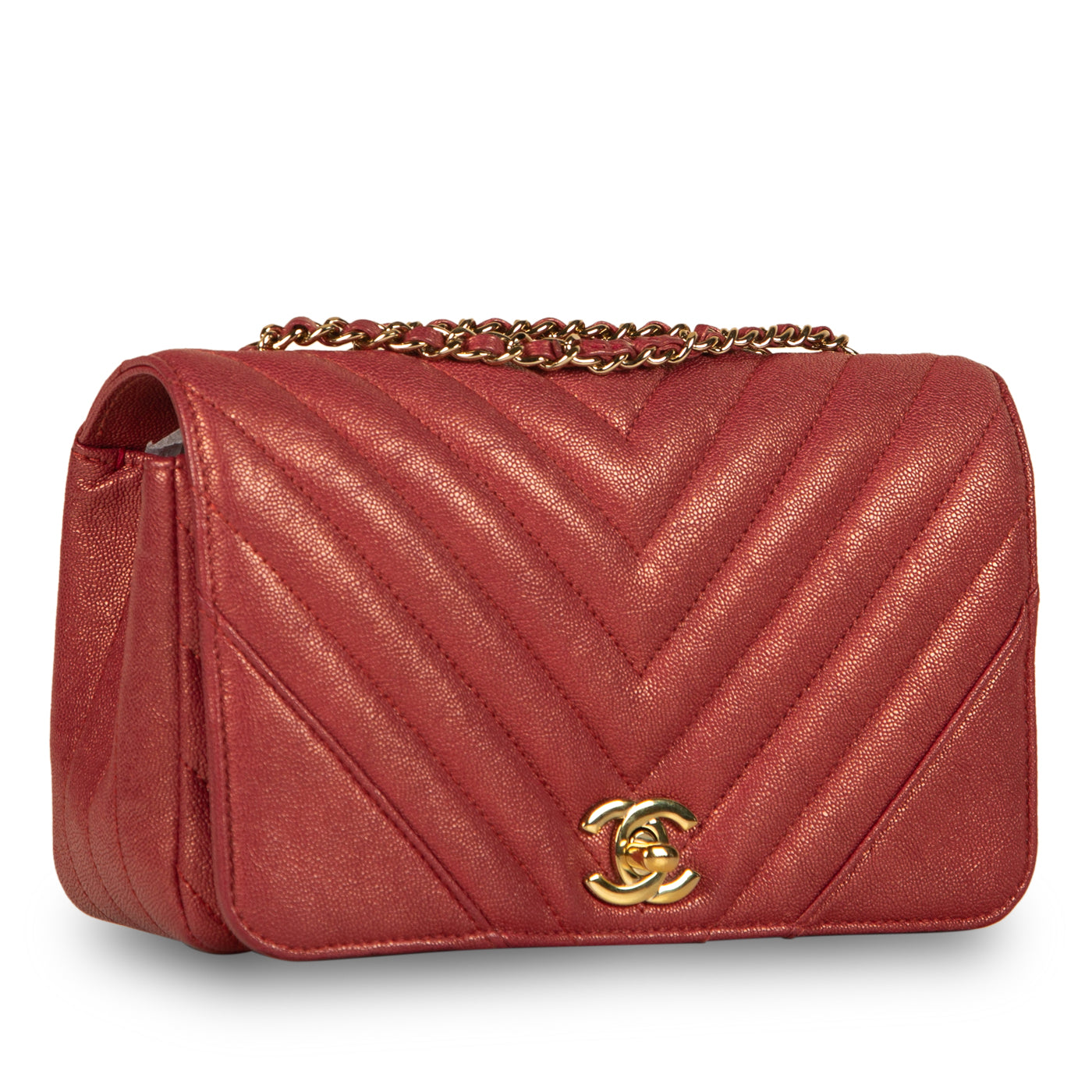 Chanel Chevron Statement Flap Bag