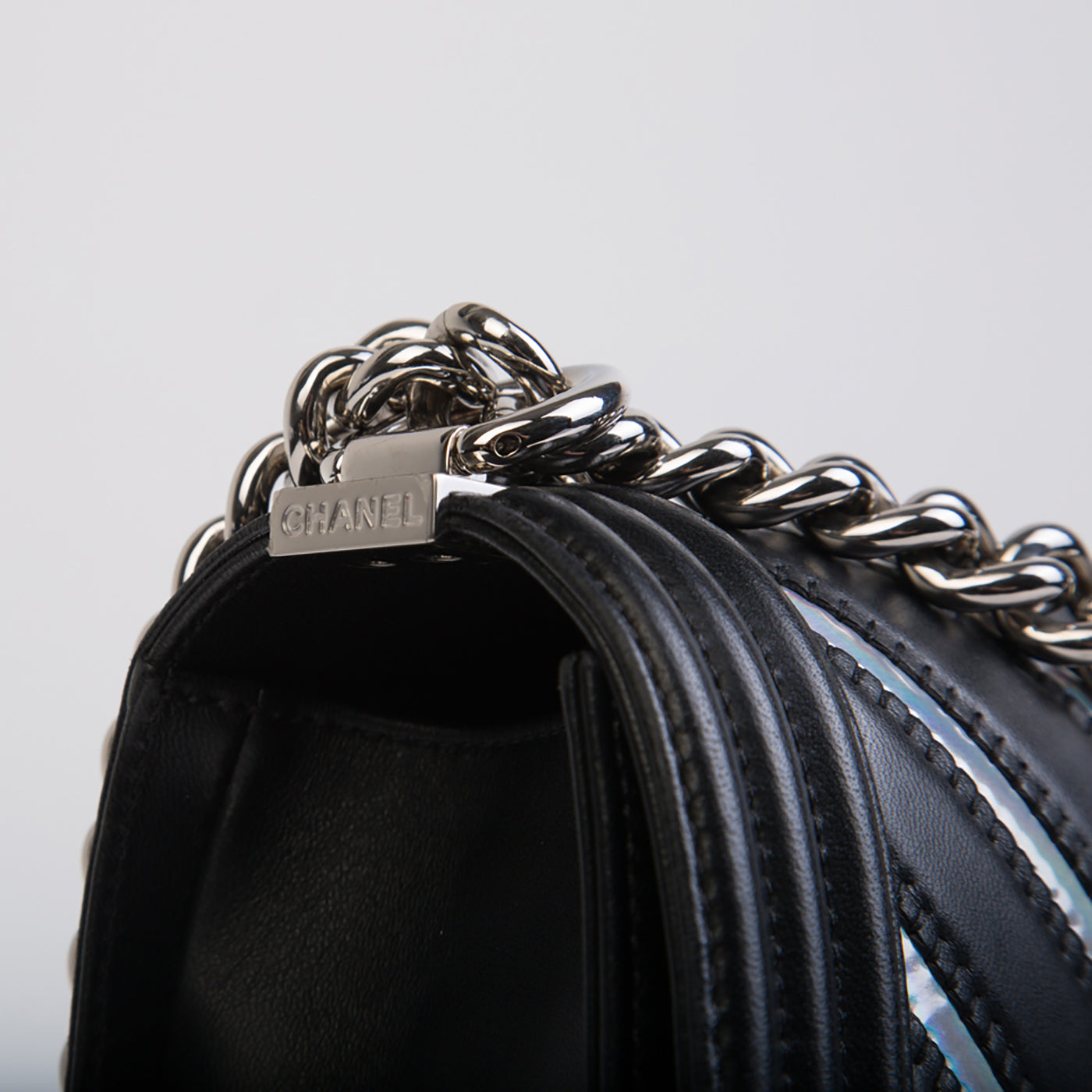 Chanel PVC Iridescent Boy Bag Medium