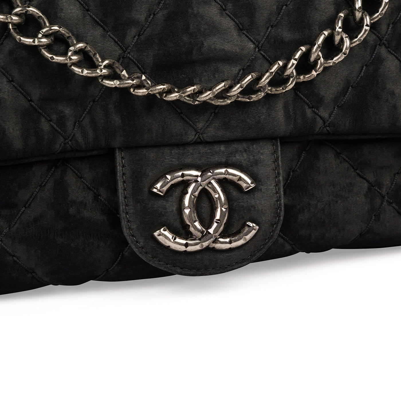 Chanel Satin Single Flap Bag