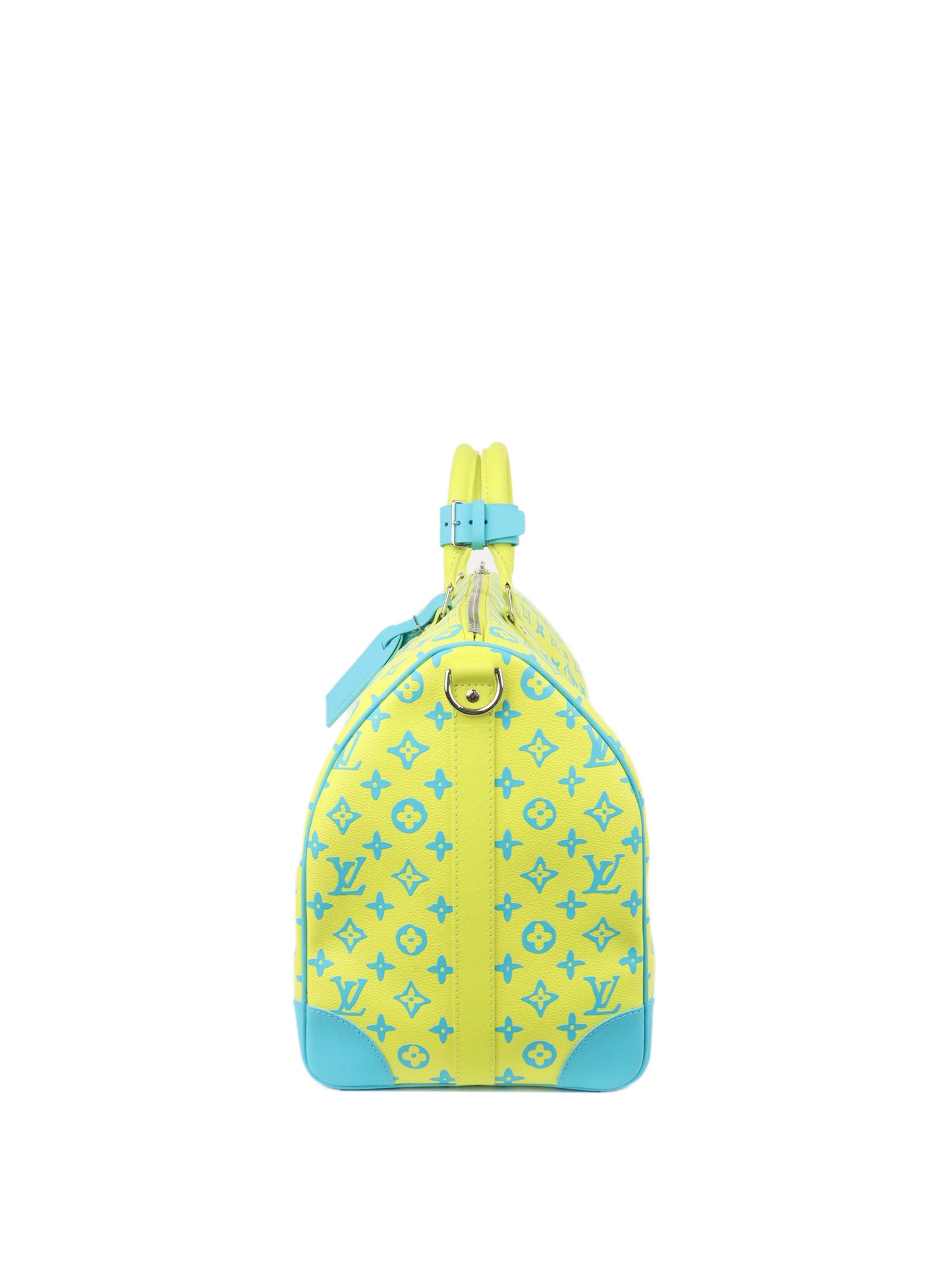 Louis Vuitton Limited Edition Monogram Neon Color Keepall 50