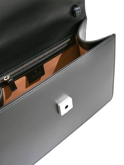 Gucci Monogram Leather Top Handle Crossbody