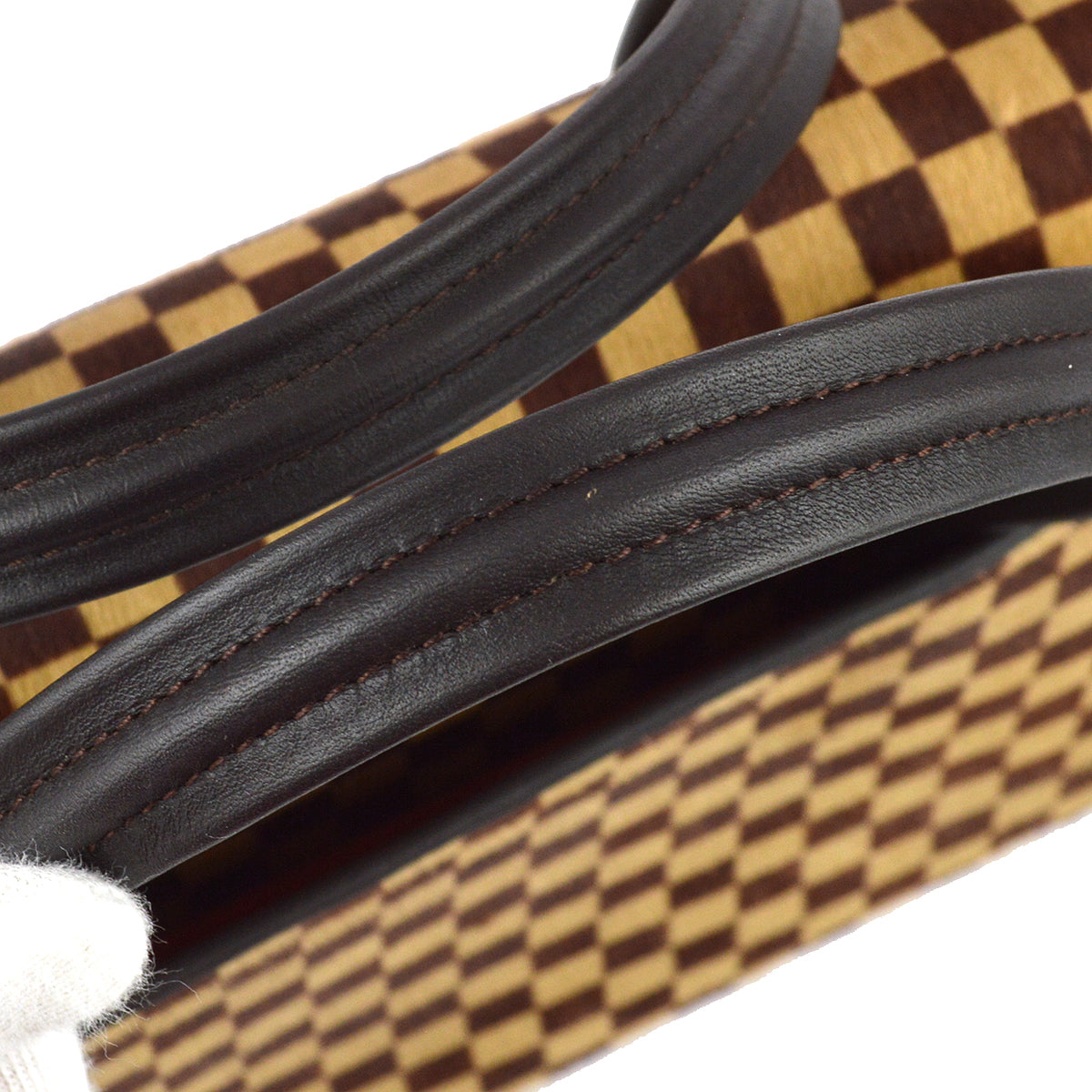 Louis Vuitton 2001 Damier Sauvage Lion HandBag
