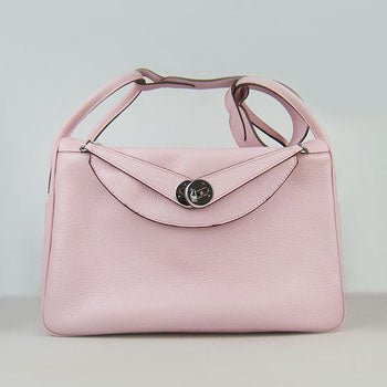 Luxury Hermes Lindy 34cm handbag 6208 pink