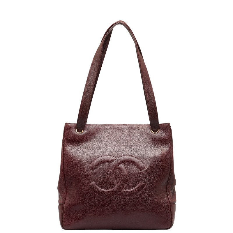 Chanel Big Coca Cola Bottle Bag Wine Red Caviar S Chanel