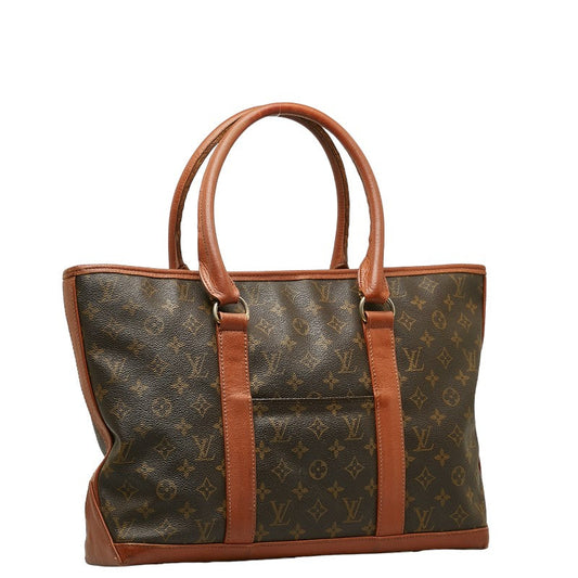 Louis Vuitton Monograms acksweekend PM Shoulder Bag M42425 Brown PVC Leather Louis Vuitton
