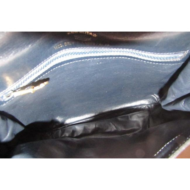 Gucci Envelope Leather Top Handle Shoulder Bag