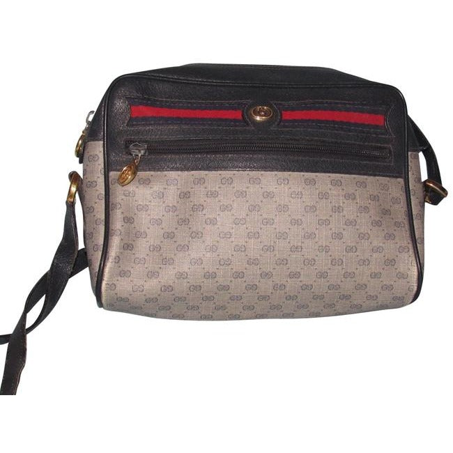 Gucci Leather Canvas Crossbody