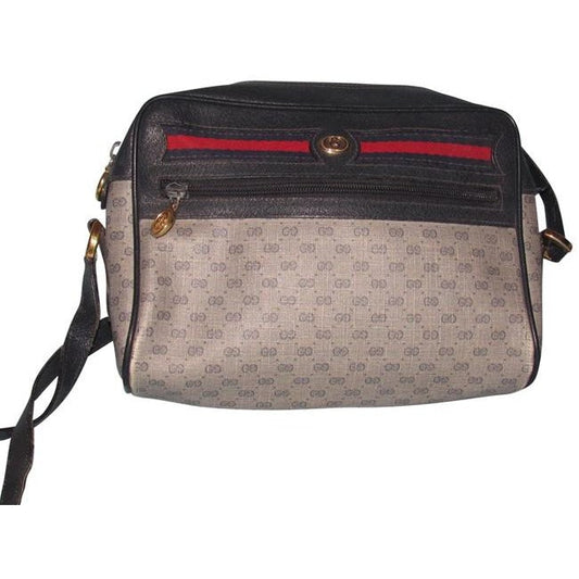 Gucci Leather Canvas Crossbody