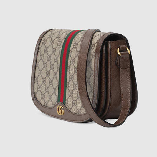Gucci Monogram Leather Canvas Crossbody