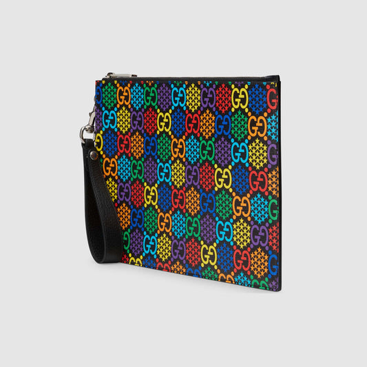 Gucci Monogram Leather Canvas Crossbody