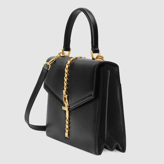 Gucci Monogram Chain Leather Crossbody
