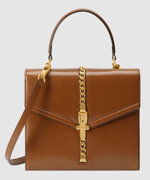 Gucci Monogram Chain Leather Crossbody