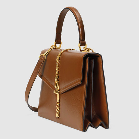 Gucci Monogram Chain Leather Crossbody