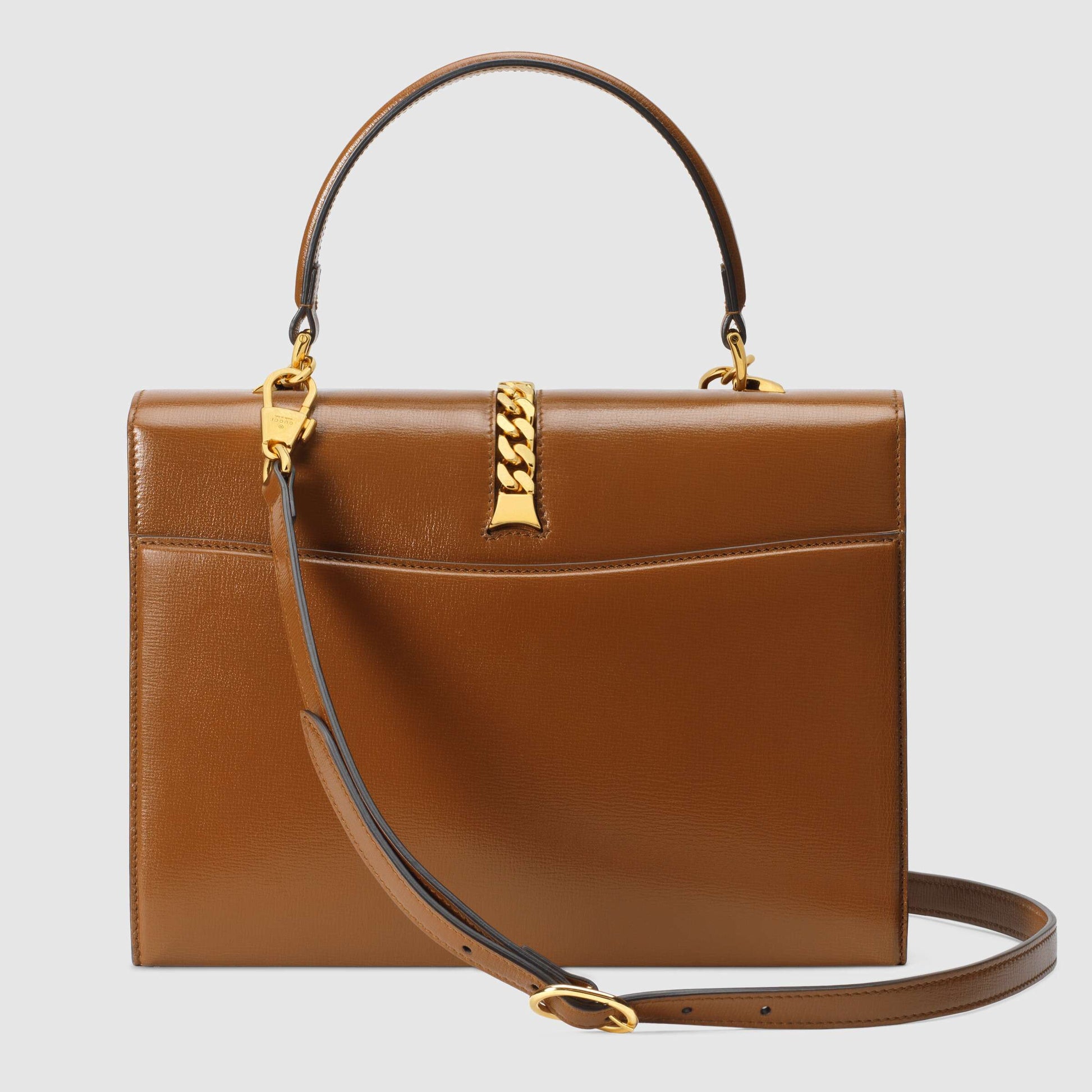 Gucci Monogram Chain Leather Crossbody