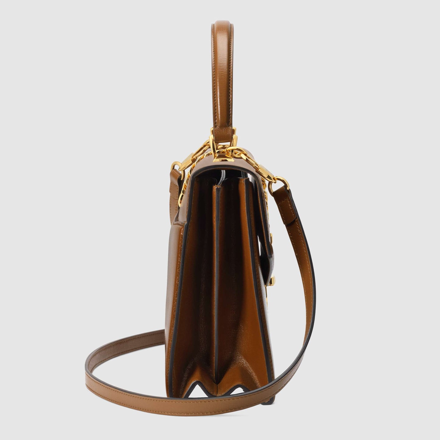 Gucci Monogram Chain Leather Crossbody