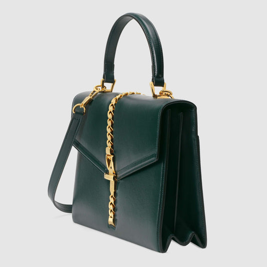 Gucci Monogram Chain Leather Crossbody