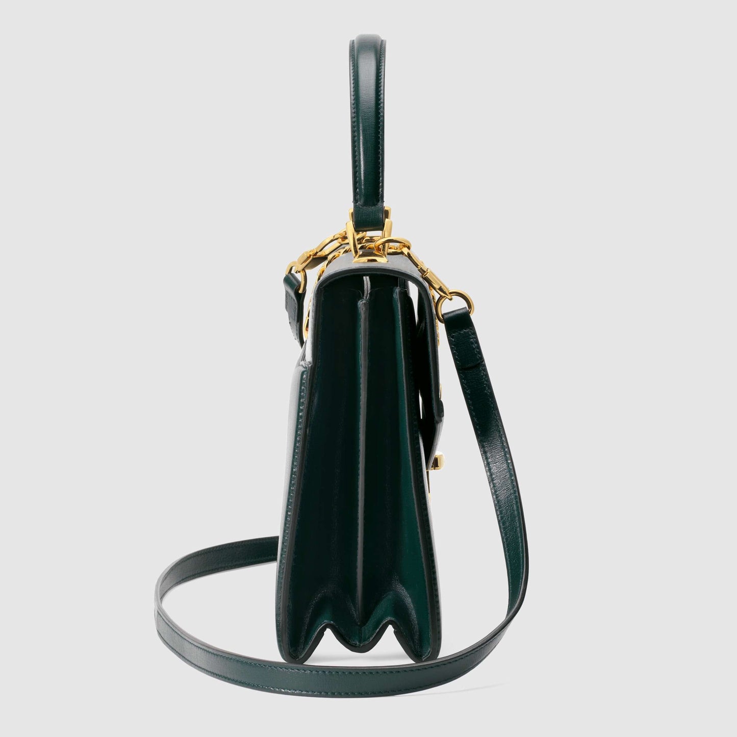 Gucci Monogram Chain Leather Crossbody