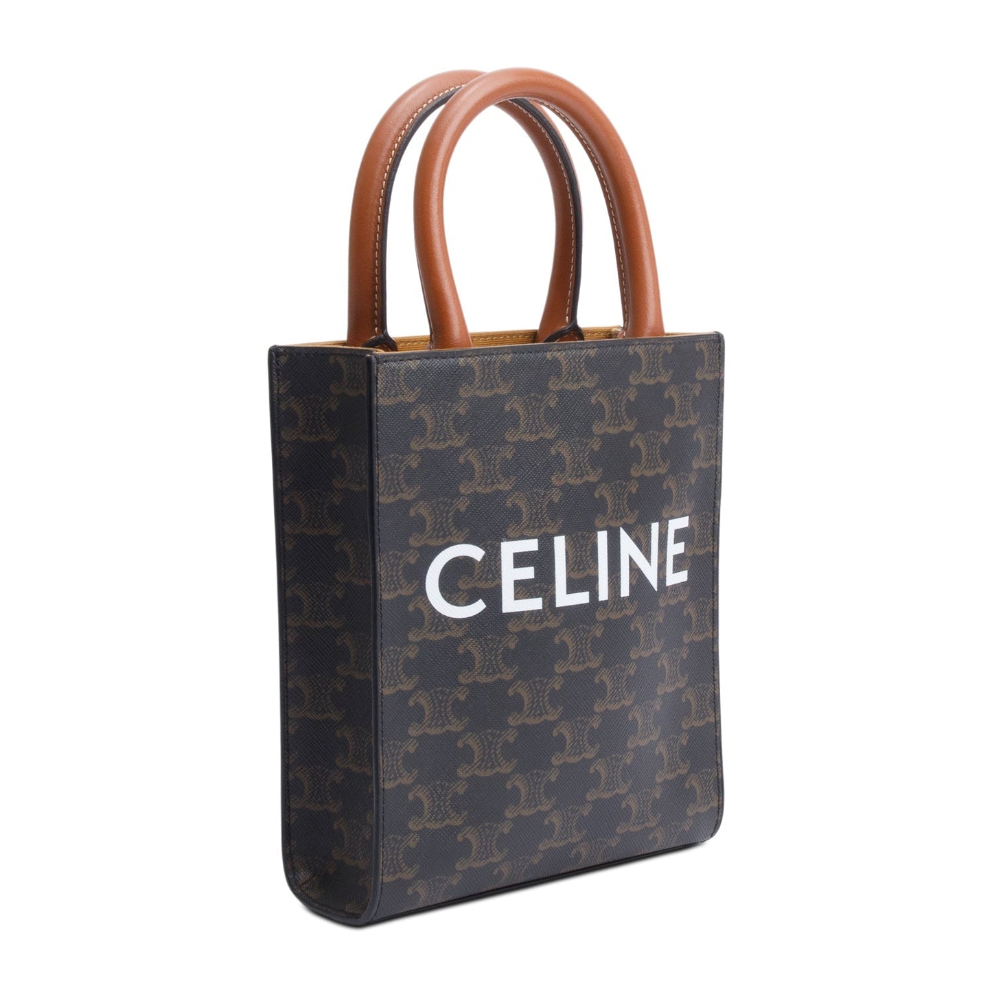 Celine 2020 Triomphe Canvas Mini Vertical Cabas Tote