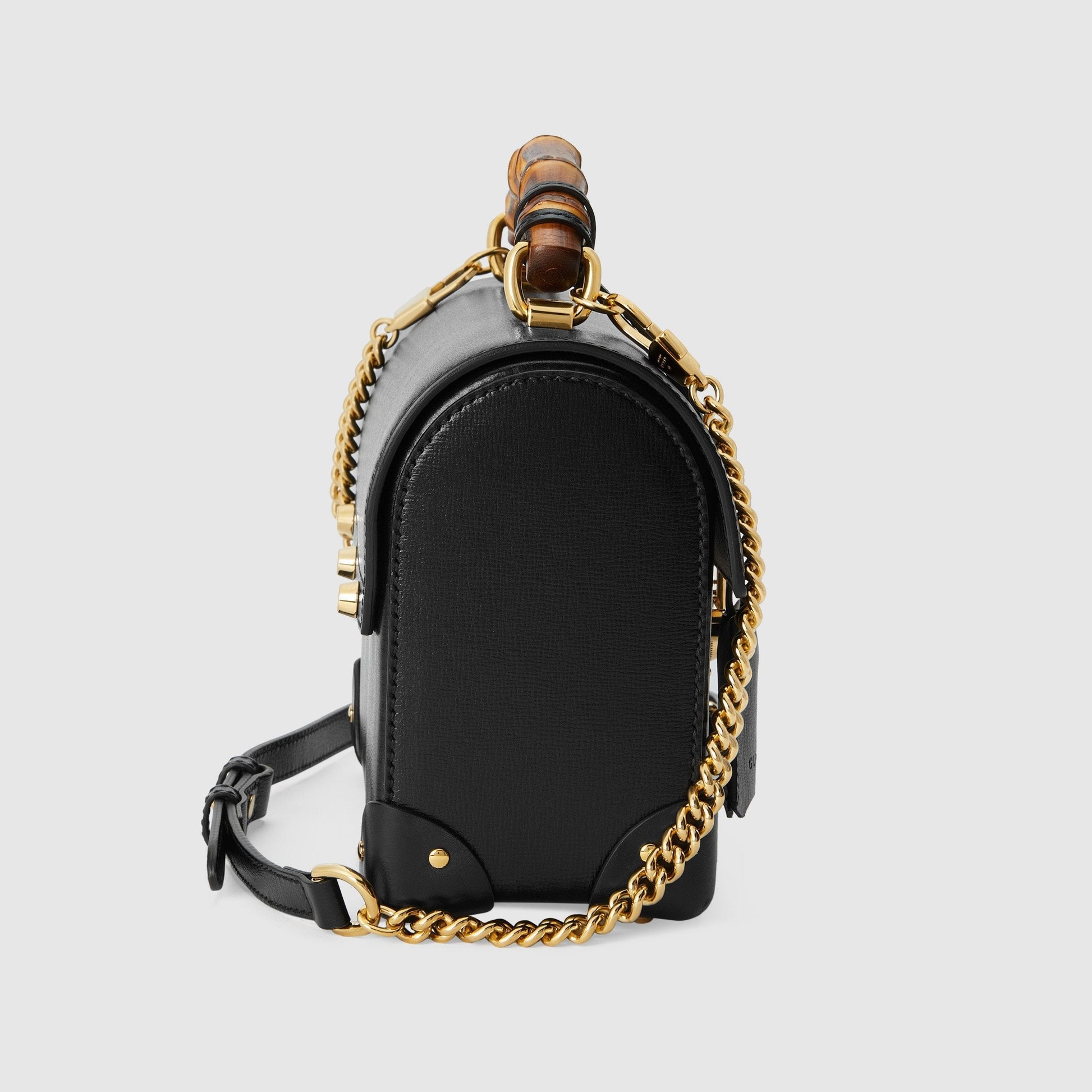Gucci Monogram Chain Leather Crossbody