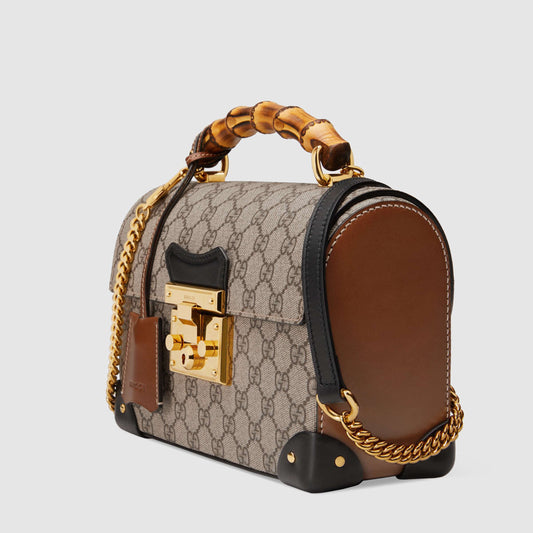 Gucci Monogram Chain Leather Crossbody