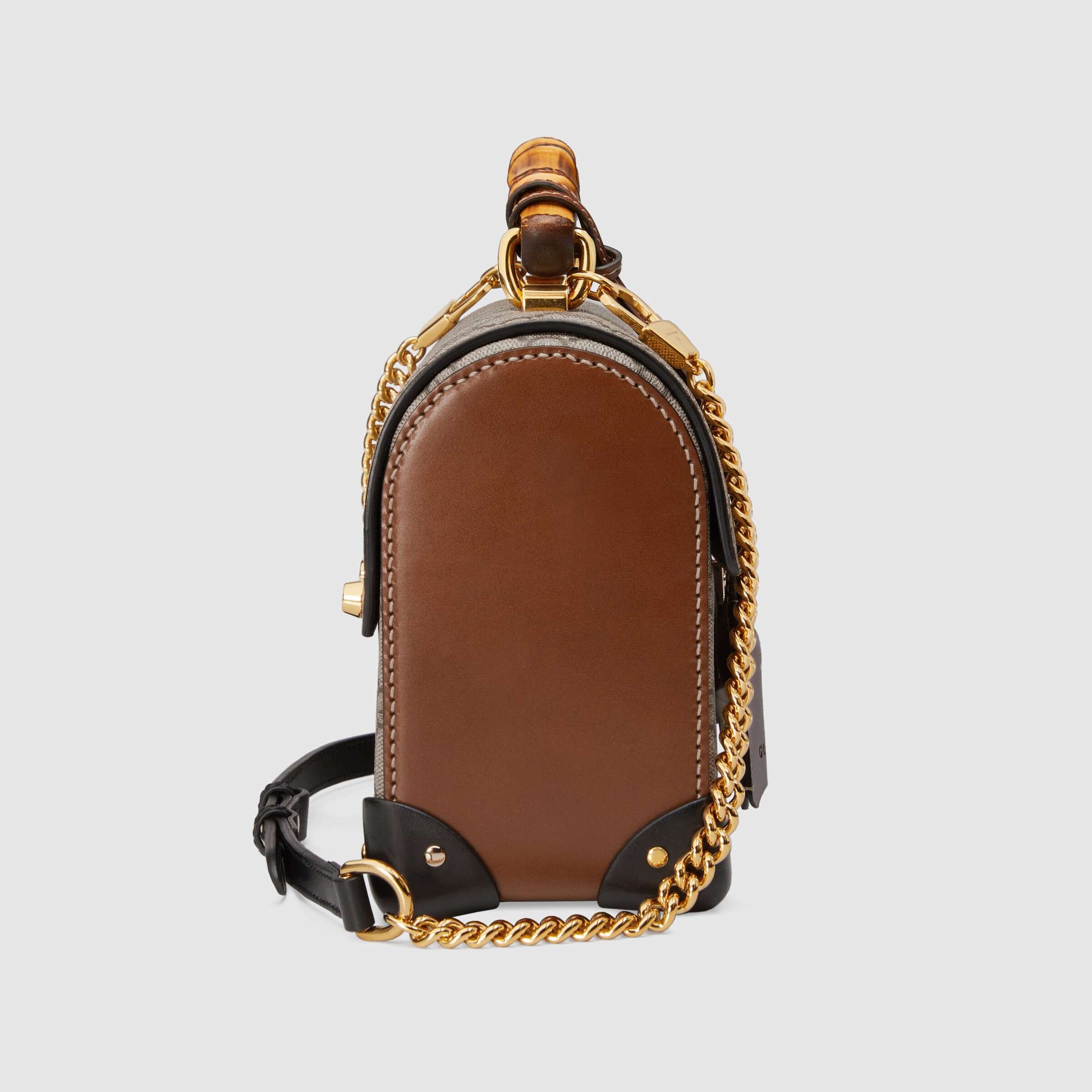 Gucci Monogram Chain Leather Crossbody