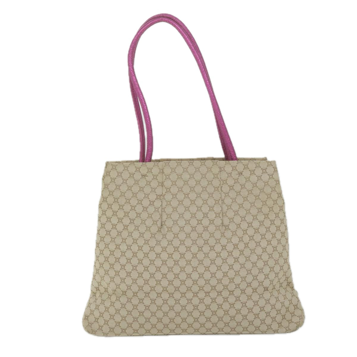 Luxury CELINE Macadam Canvas Tote Bag Beige 60918