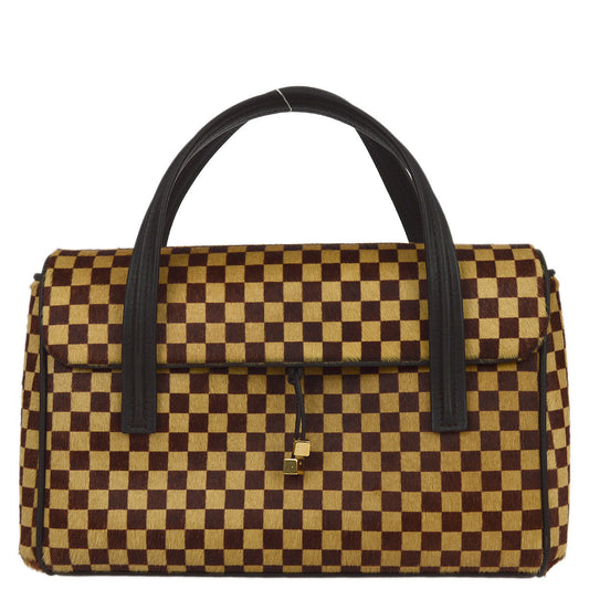Louis Vuitton 2001 Damier Sauvage Lion HandBag