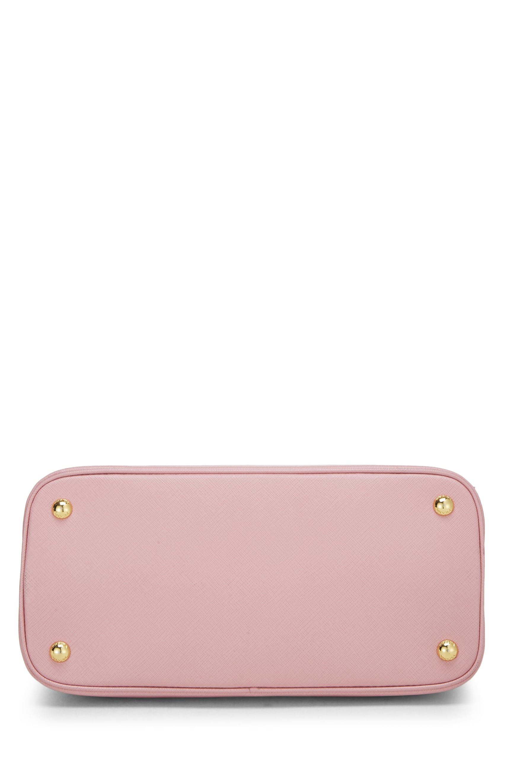 Prada, Pastel Pink Saffiano Dome Tote, Pink
